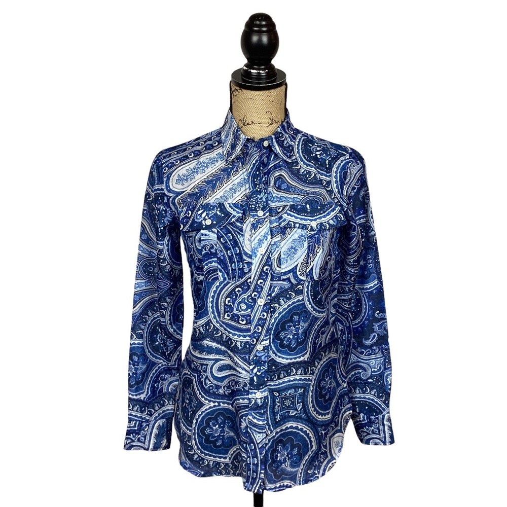 LAUREN Ralph Lauren Paisley Blouse
